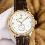 2023 new Rolex Perpetual 1908 Swiss Cal.7140 in Yellow Gold White Dial Men Size